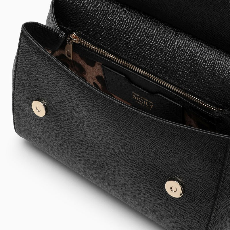 Dolce&Gabbana Large Black Sicily Hand Bag Women