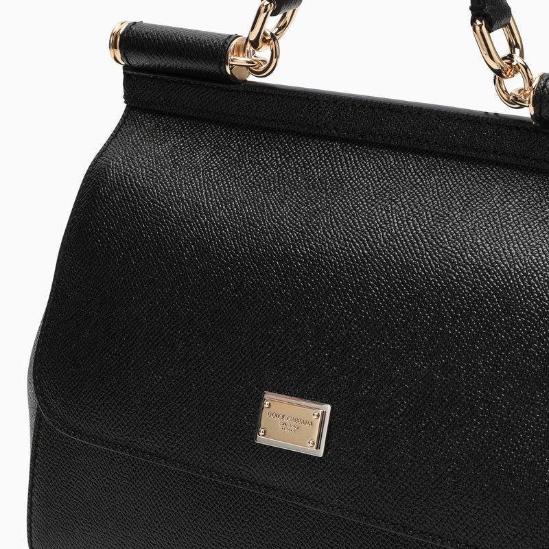 Dolce&Gabbana Large Black Sicily Hand Bag Women