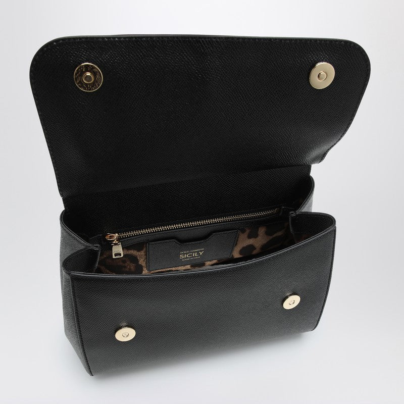 Dolce&Gabbana Large Black Sicily Hand Bag Women