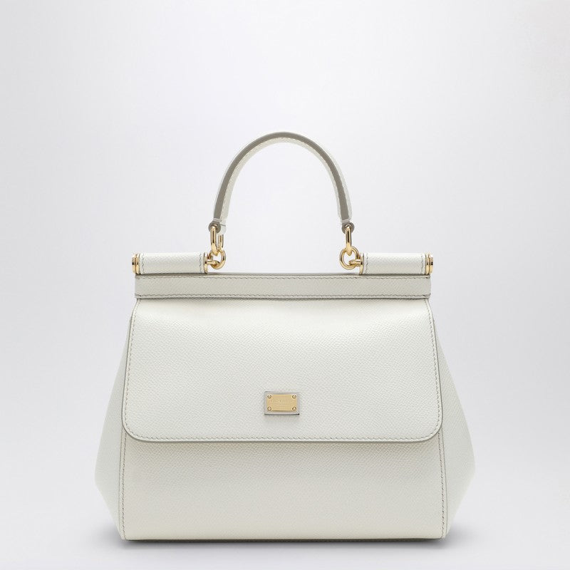 Dolce&Gabbana White Sicily Small Handbag Women