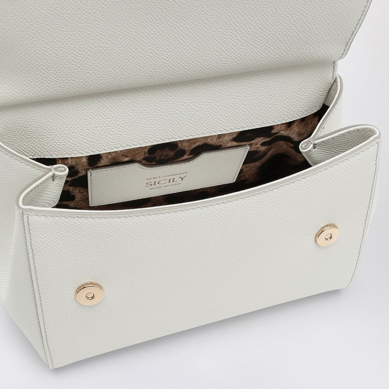 Dolce&Gabbana White Sicily Small Handbag Women