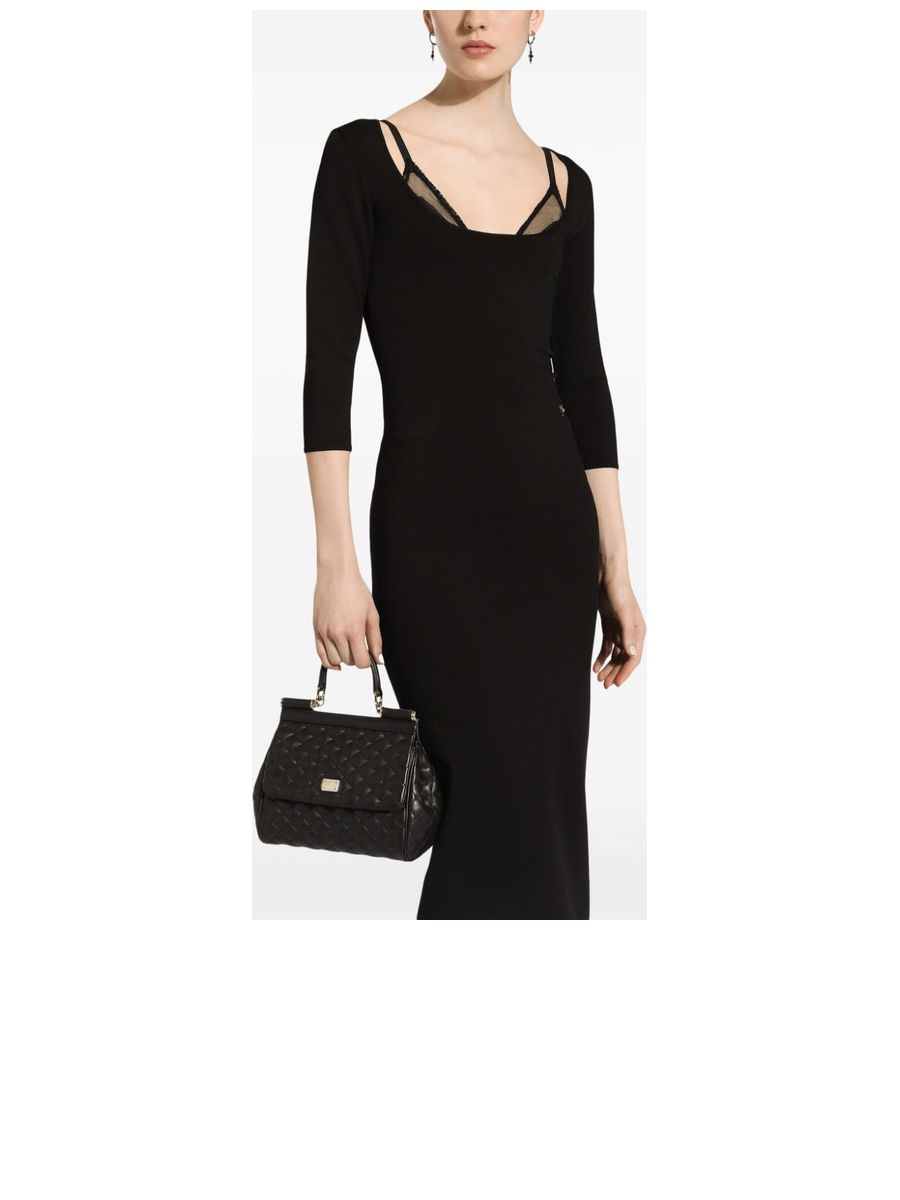 Dolce  Gabbana Diamondquilted Shoulder Bag