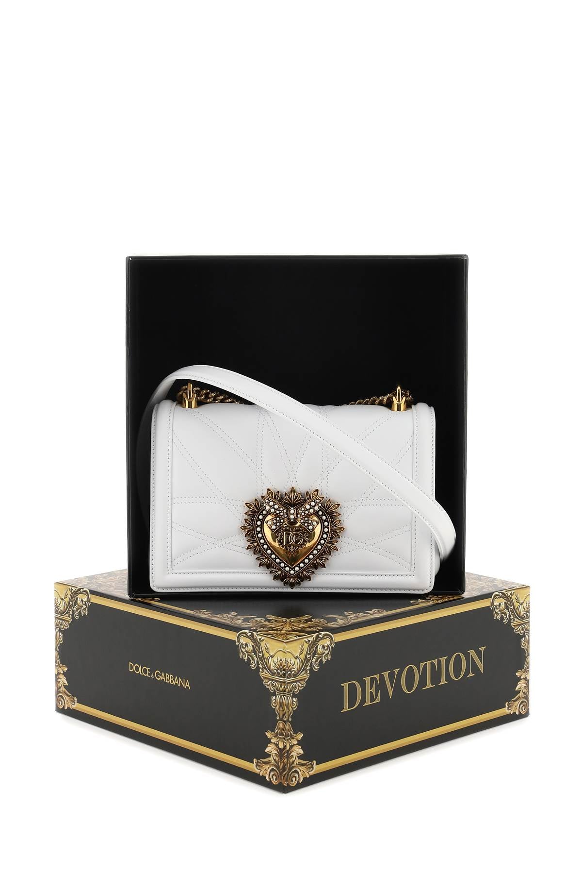 Dolce & Gabbana Medium 'Devotion' Bag In Quilted Nappa Leather Women