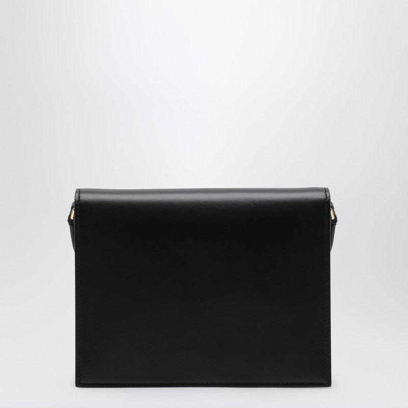 Dolce&Gabbana Black Dg Logo Leather Shoulder Bag Women