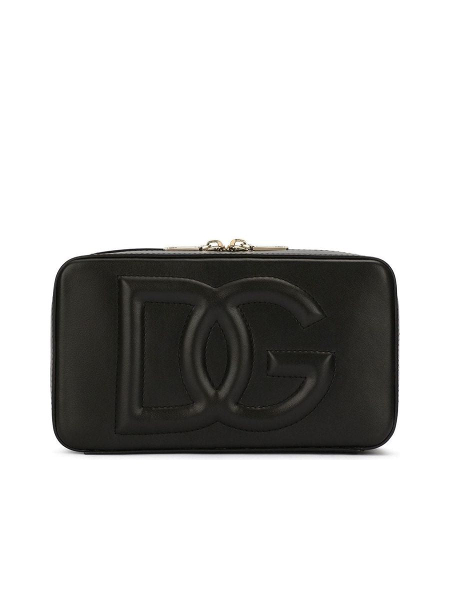 Small Calfskin DG Logo Camera Bag