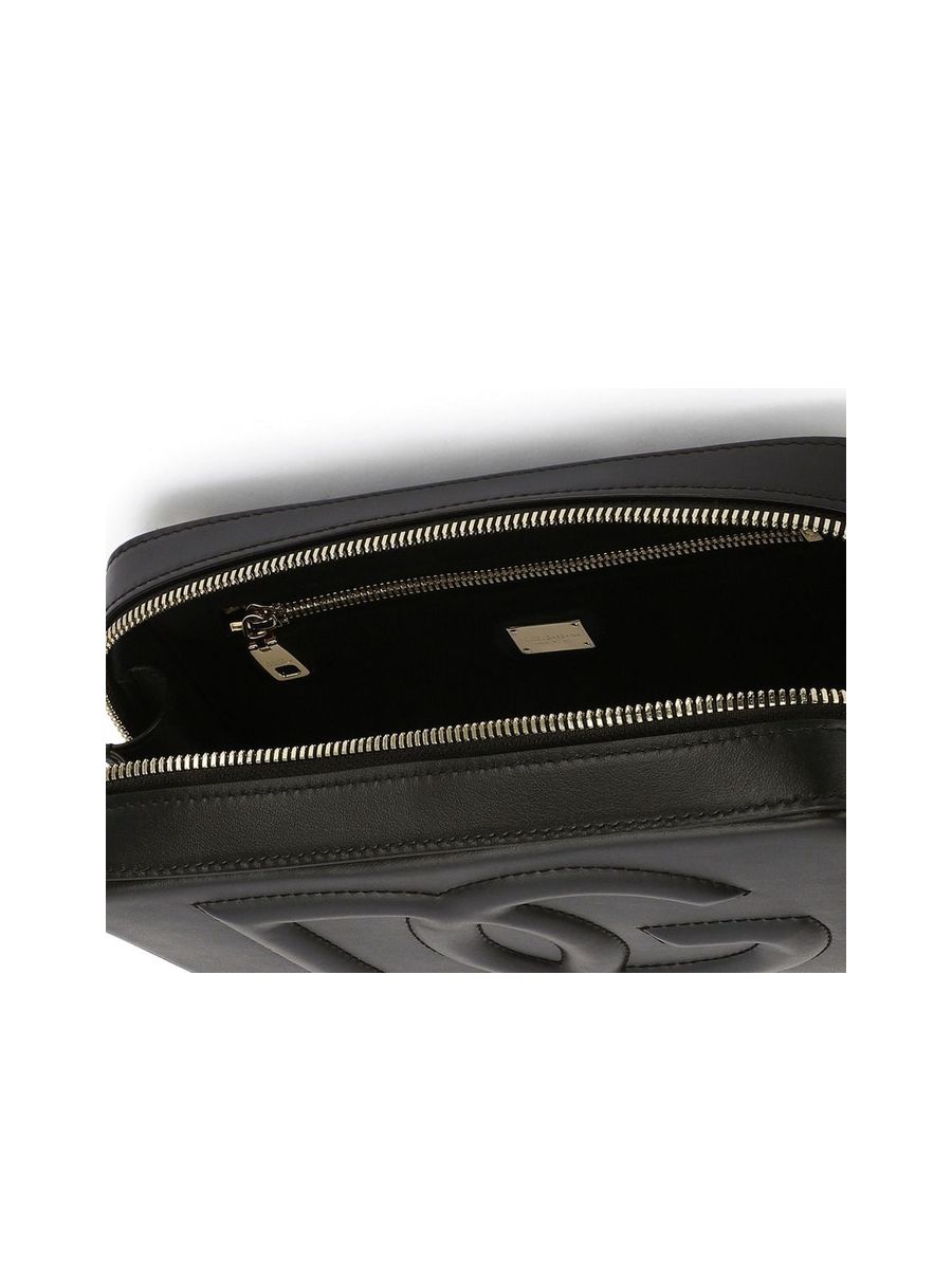 Small Calfskin DG Logo Camera Bag