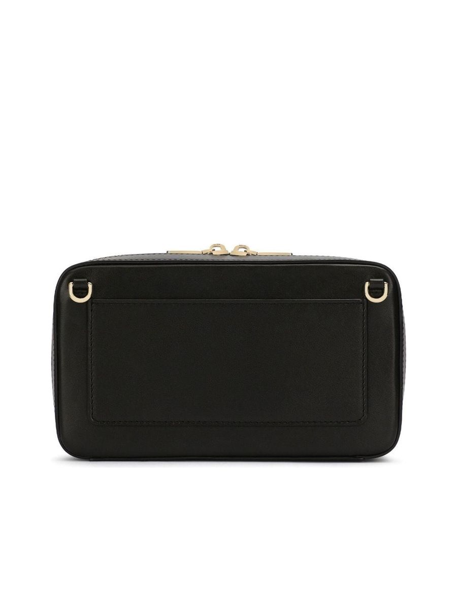 Small Calfskin DG Logo Camera Bag