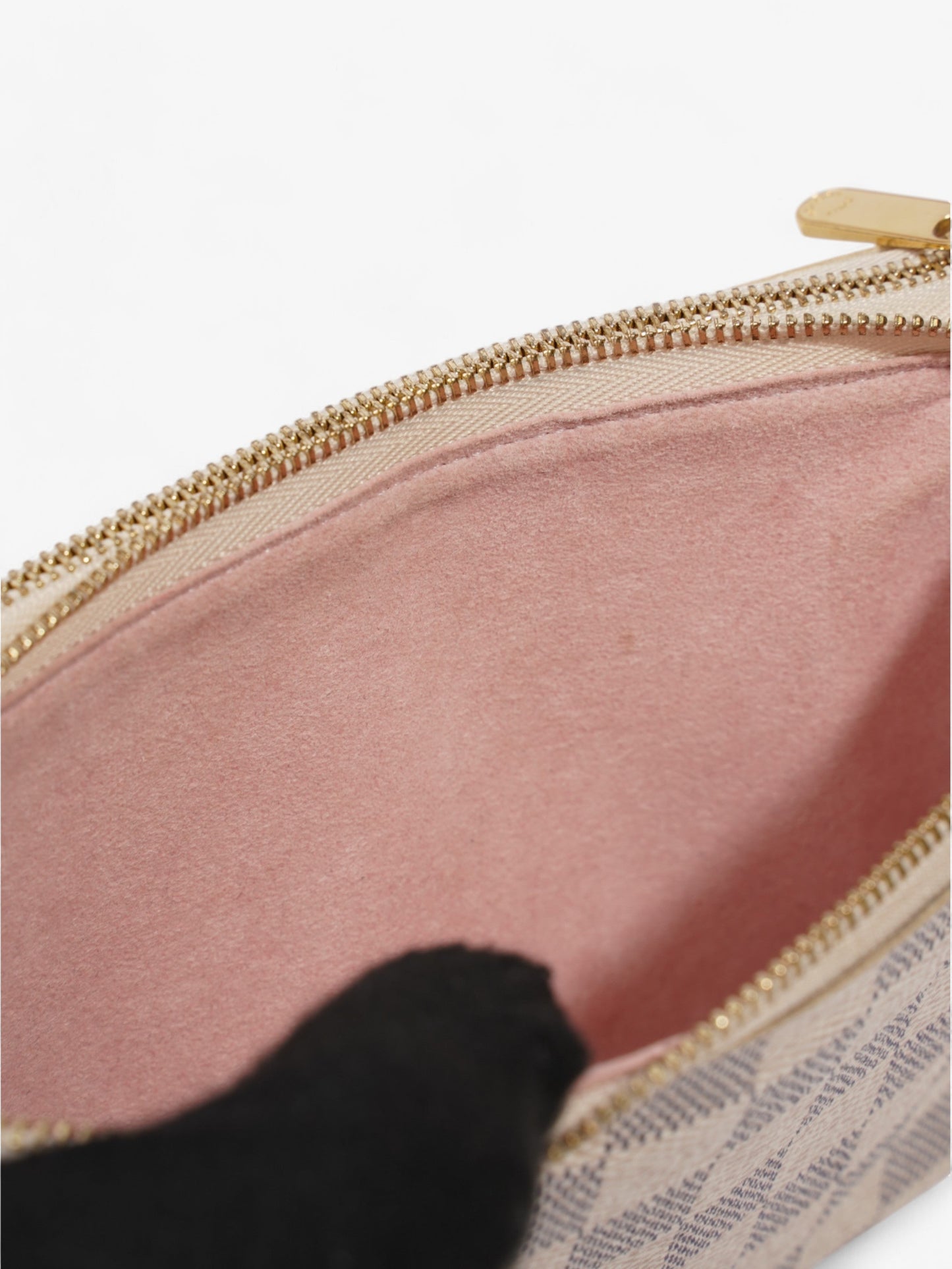 Louis Vuitton Pochette Double Zip Damier Azur Coated Canvas