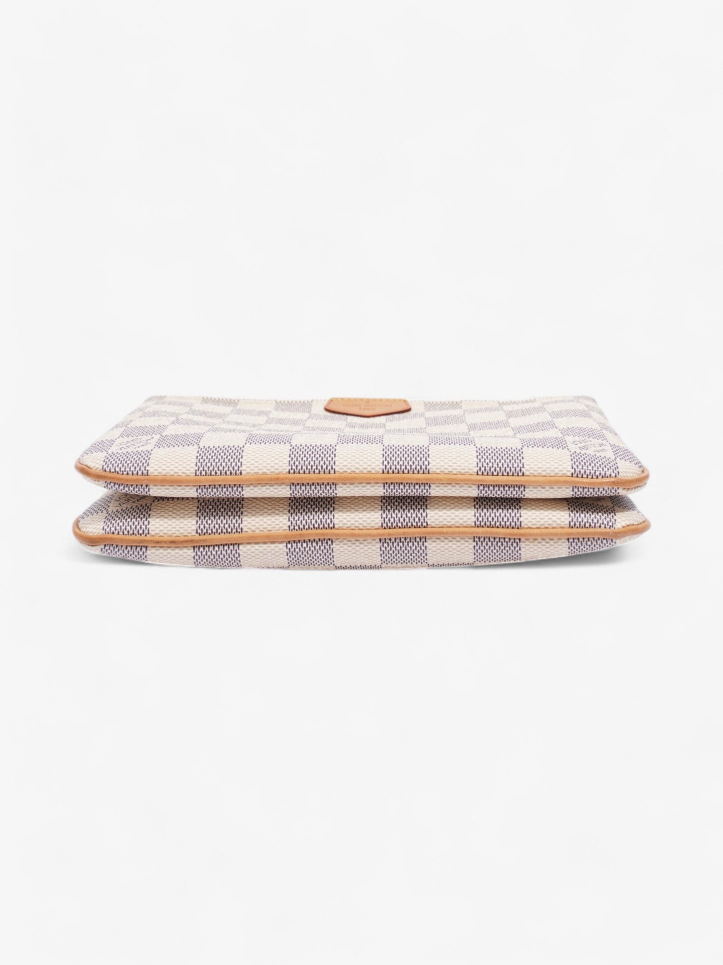 Louis Vuitton Pochette Double Zip Damier Azur Coated Canvas