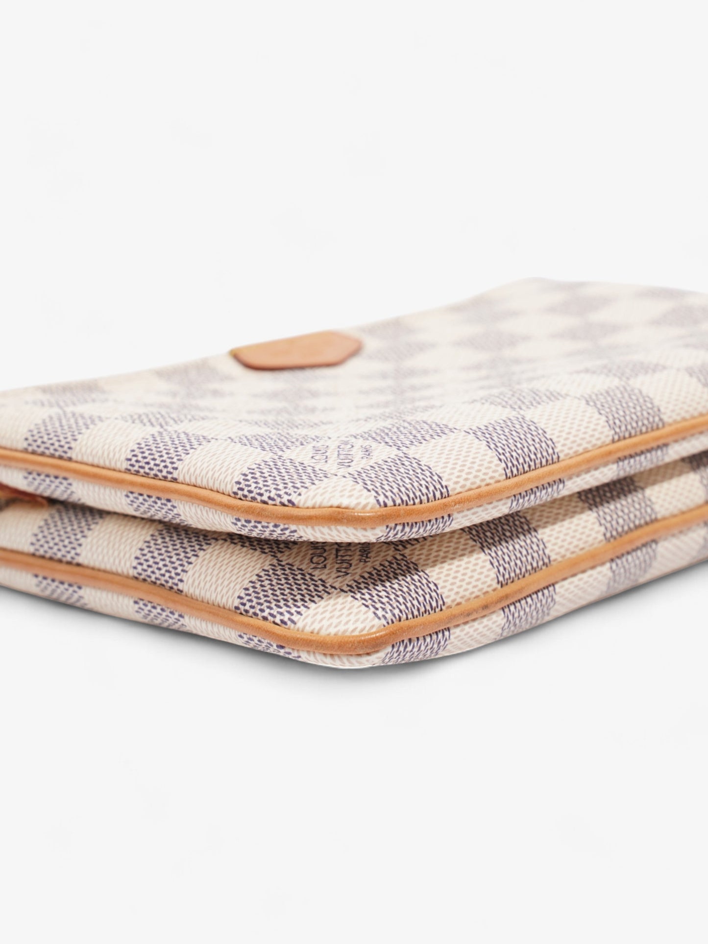 Louis Vuitton Pochette Double Zip Damier Azur Coated Canvas