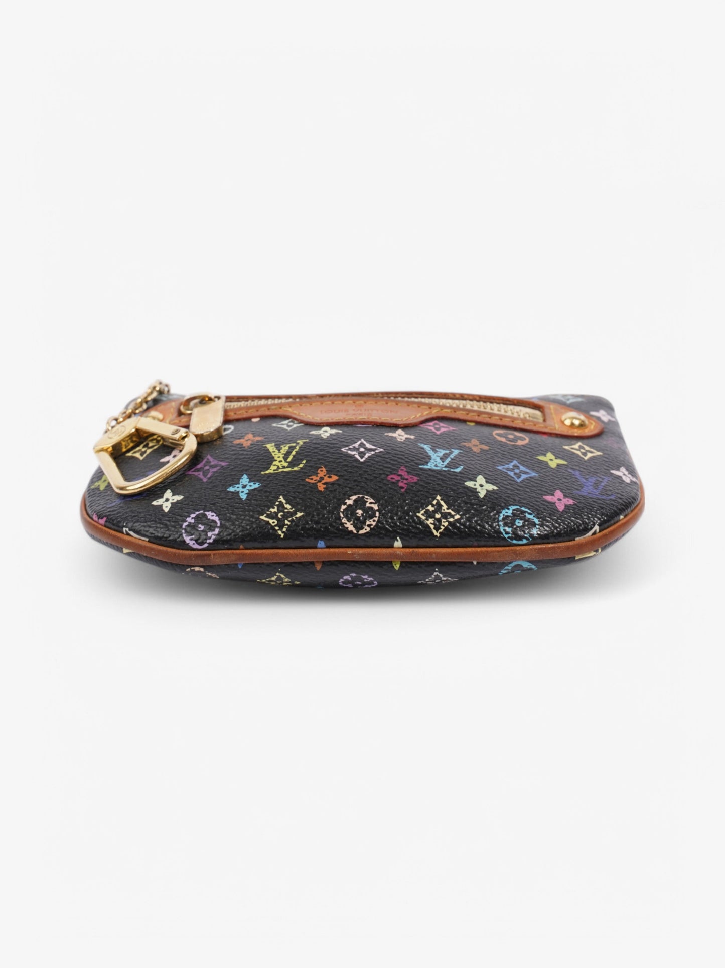 Louis Vuitton Murakami Pochette Coin Purse Monogram Multicolour / Black Coated Canvas MM