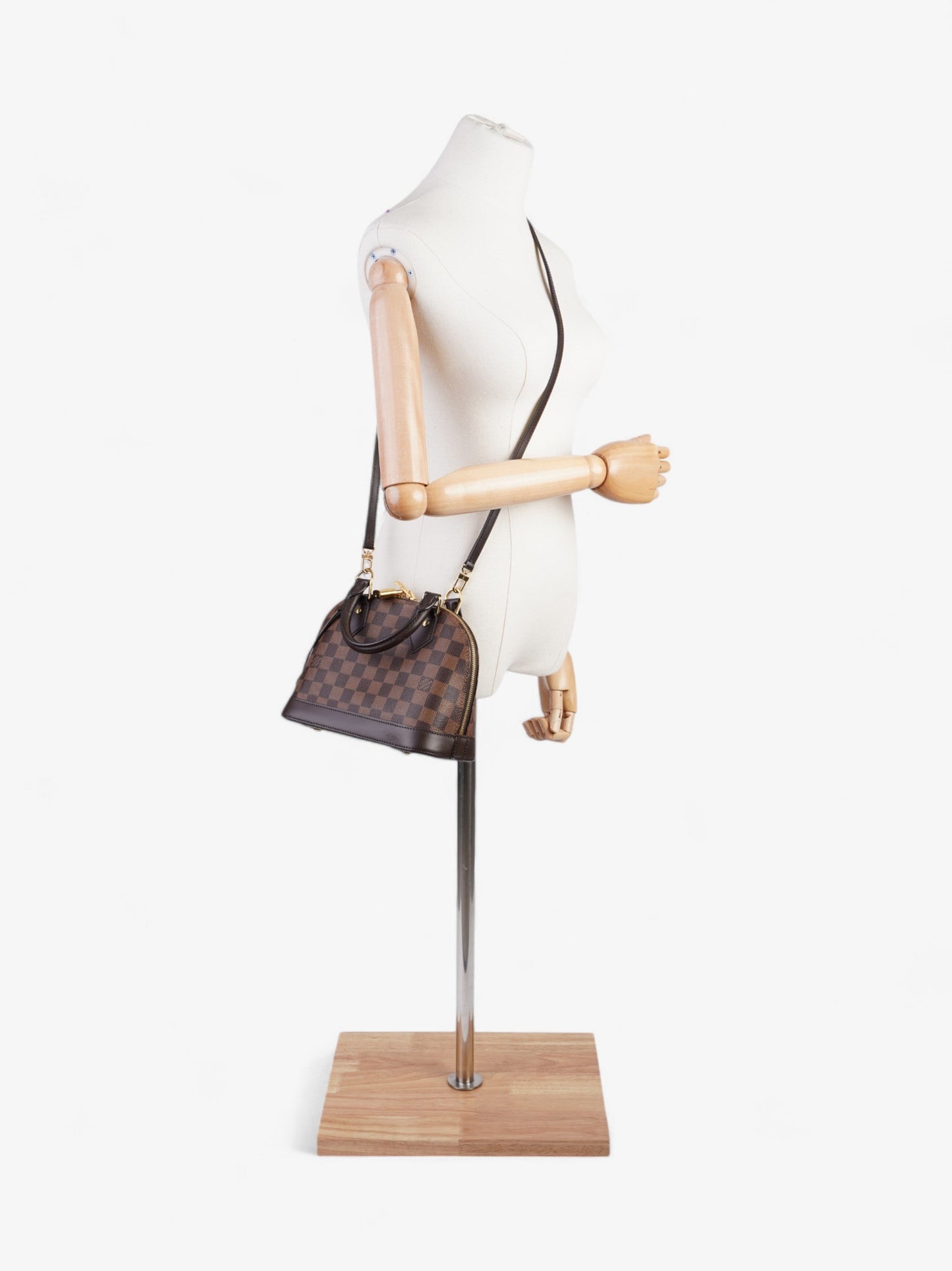Louis Vuitton Alma Damier Ebene Coated Canvas BB