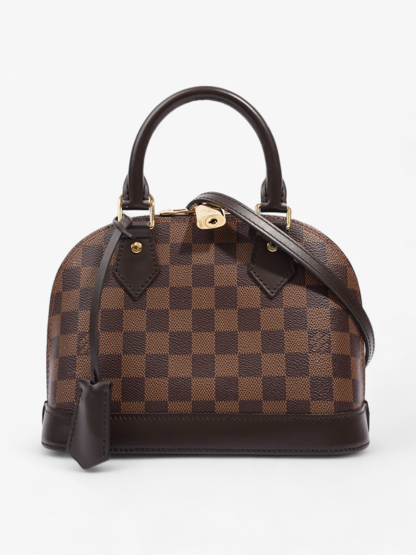 Louis Vuitton Alma Damier Ebene Coated Canvas BB