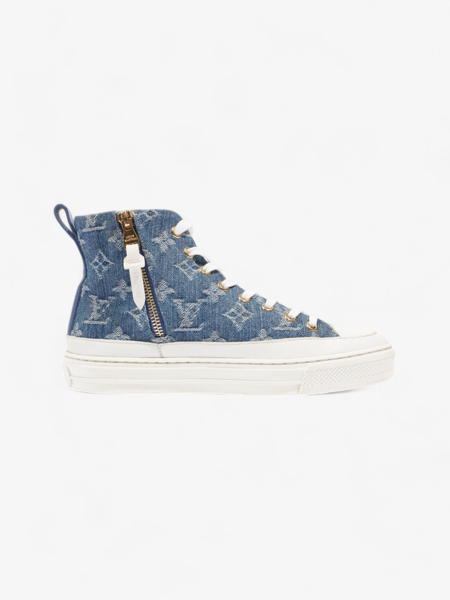 Louis Vuitton Stellar High Top Blue / White Denim EU 36 UK 3