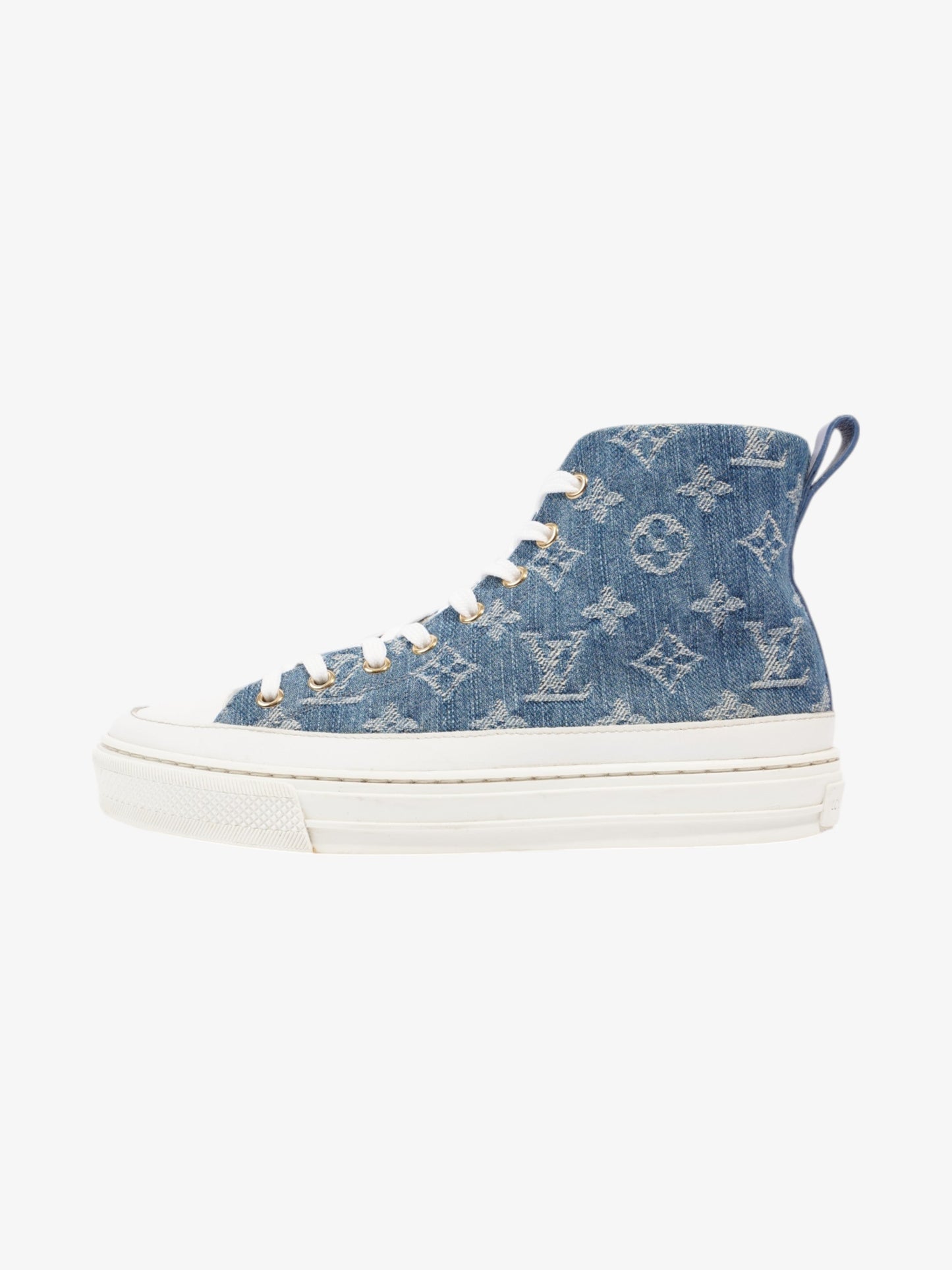Louis Vuitton Stellar High Top Blue / White Denim EU 36 UK 3