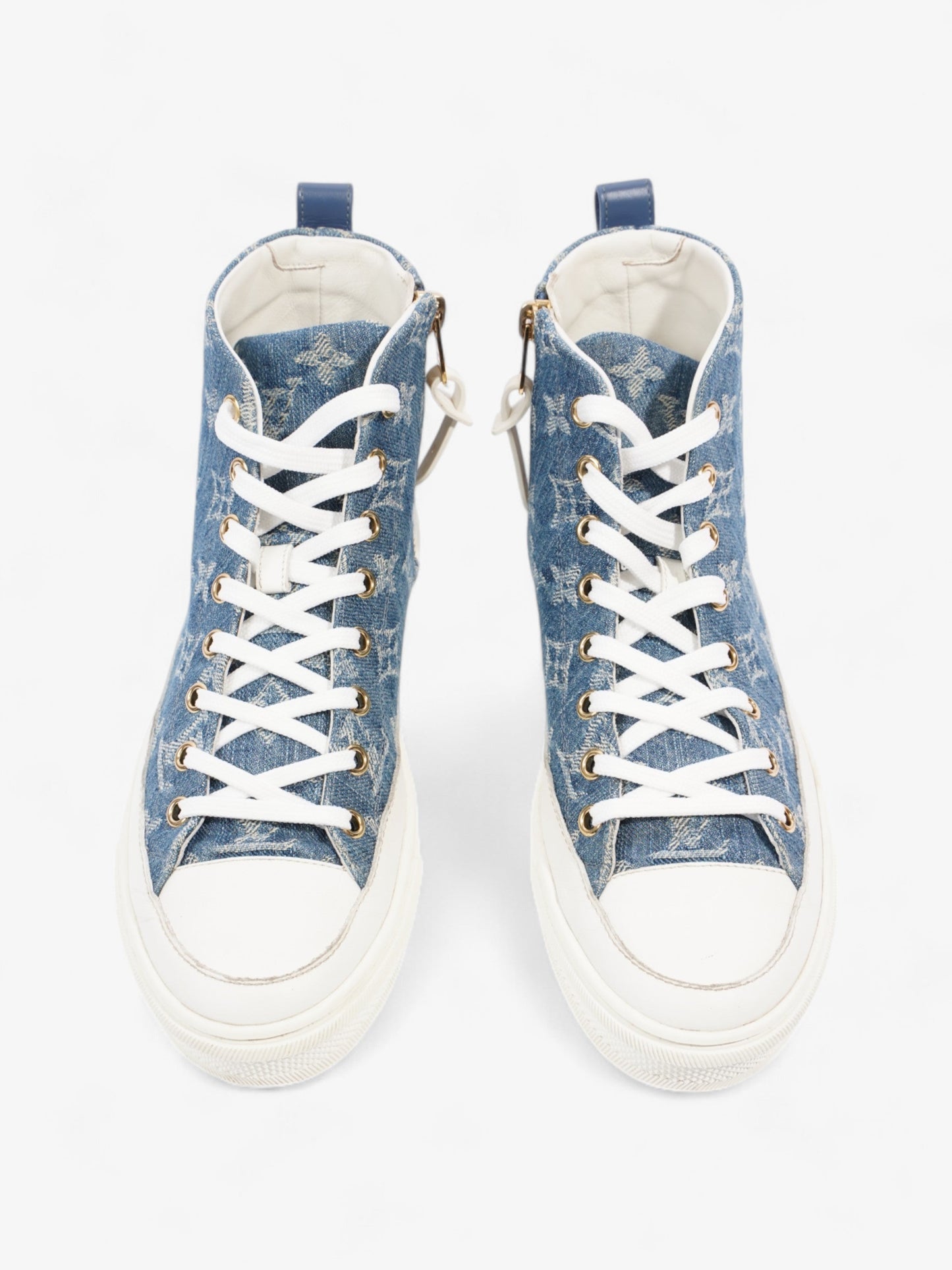 Louis Vuitton Stellar High Top Blue / White Denim EU 36 UK 3