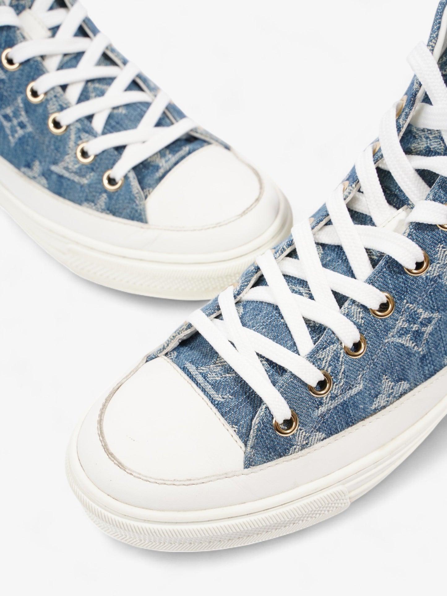 Louis Vuitton Stellar High Top Blue / White Denim EU 36 UK 3