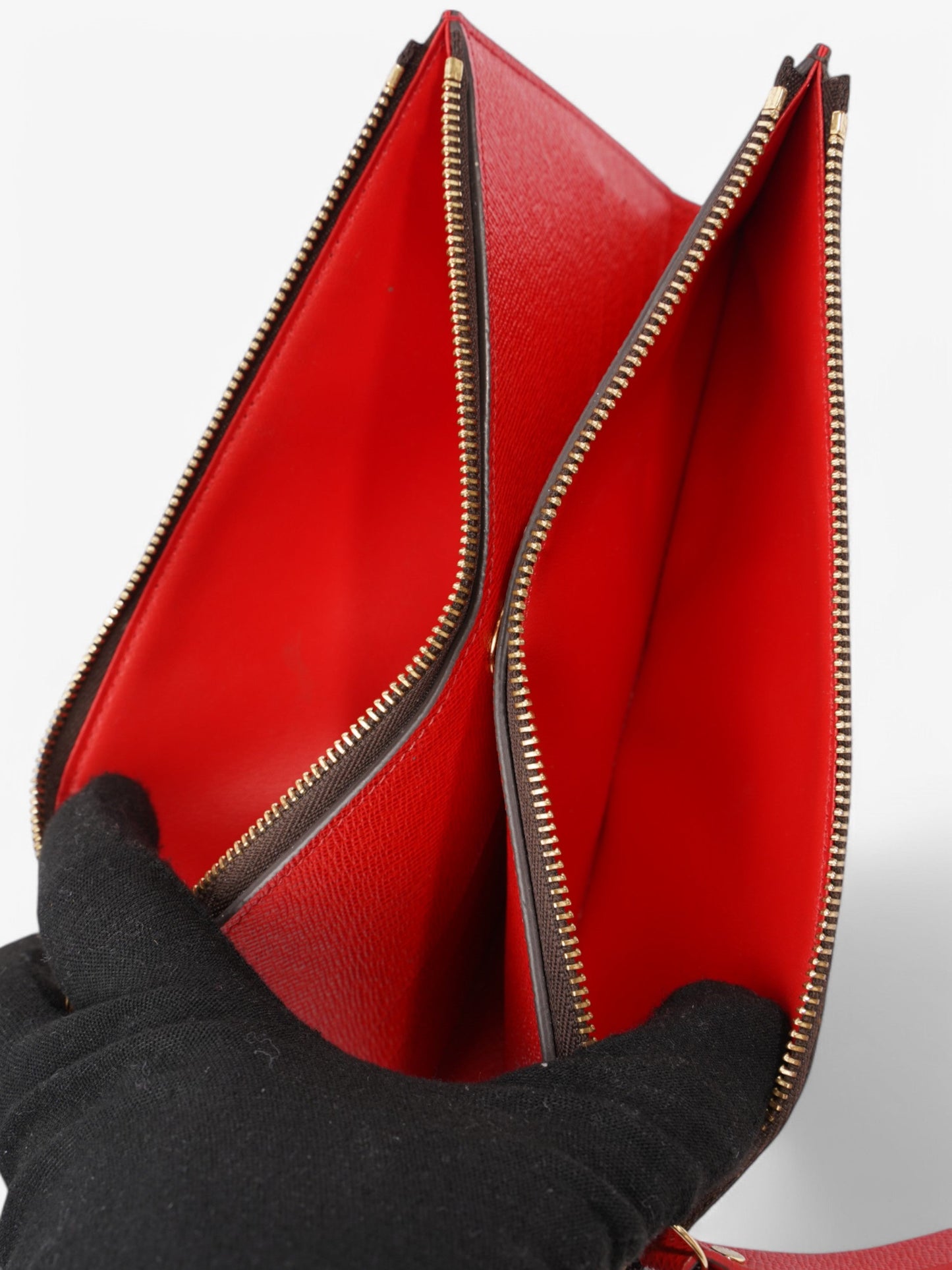 Louis Vuitton Adele Monogram / Red Coated Canvas