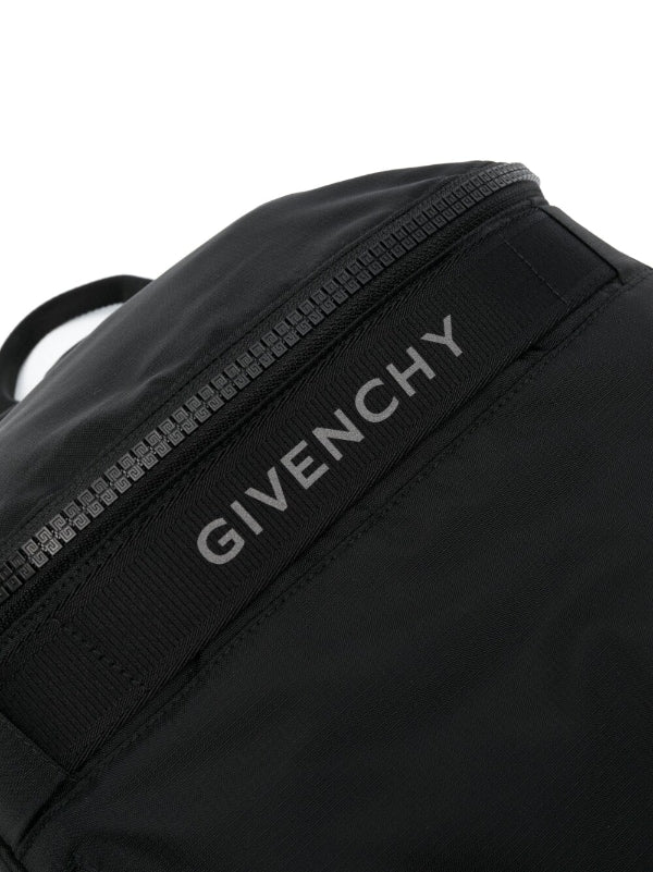 G-TREK LOGO DETAIL NYLON BACKPACK