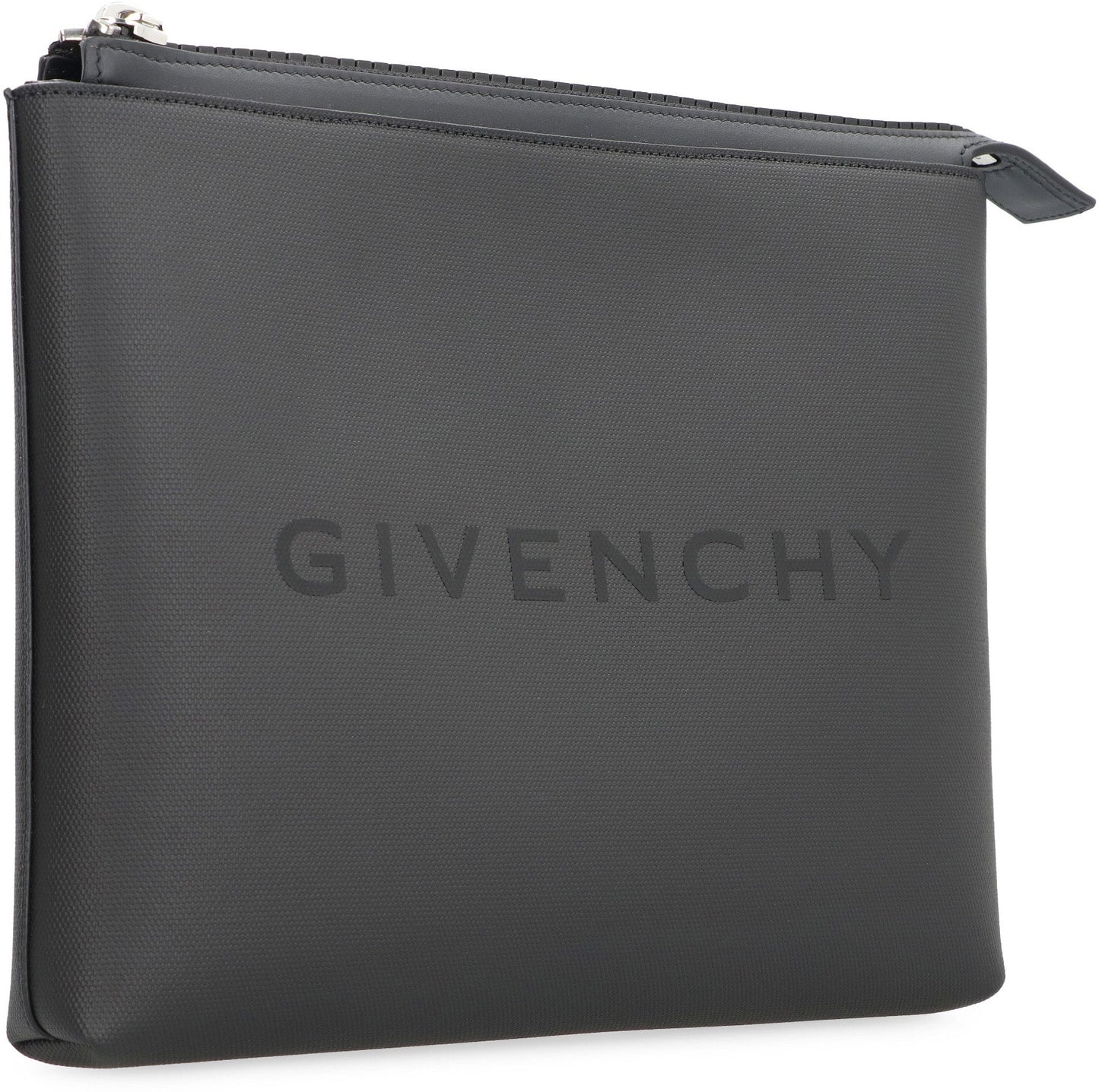 COATED CANVAS FLAT POUCH