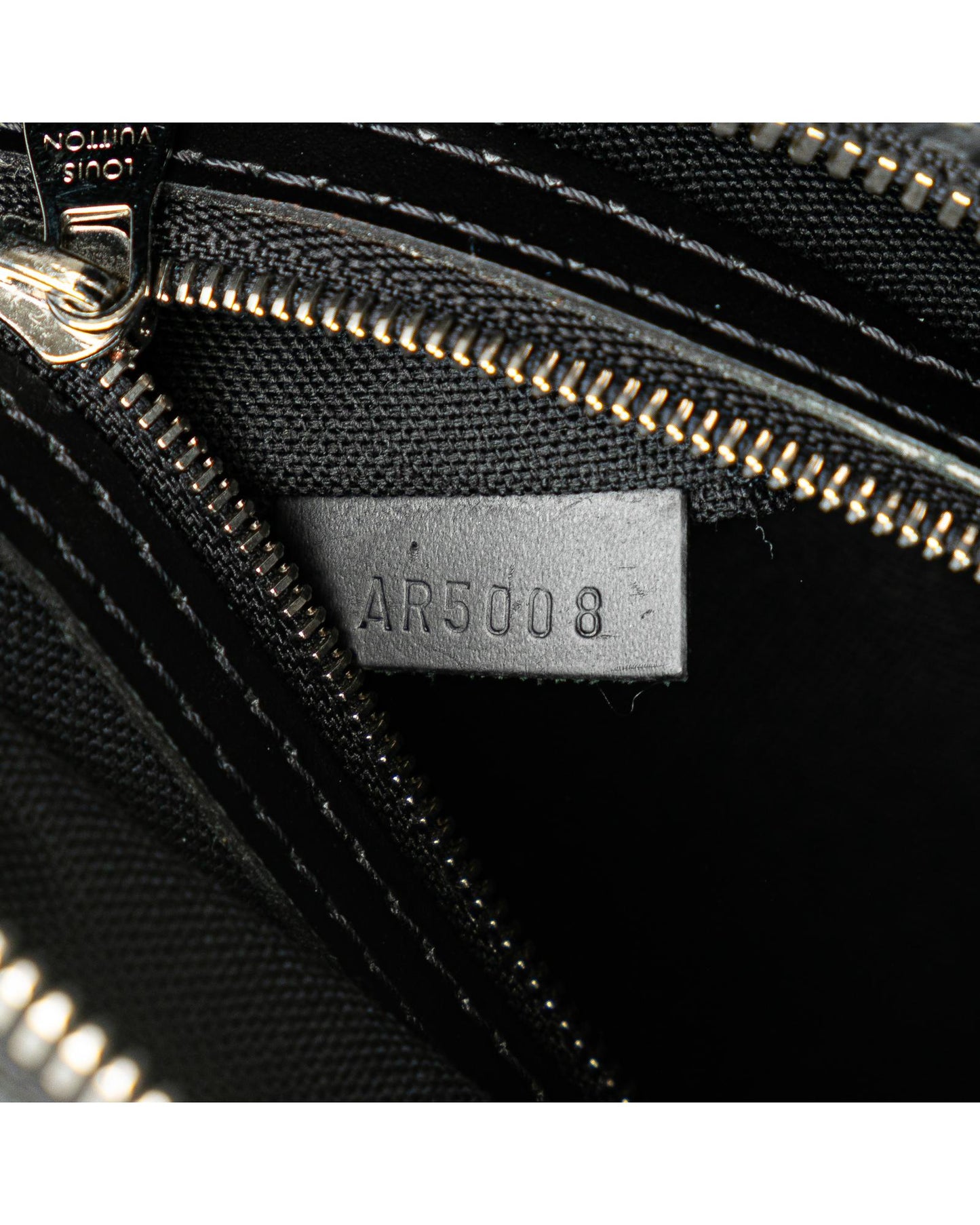 Damier Graphite Canvas Sac Leoh with Leather Trim and Adjustable Strap