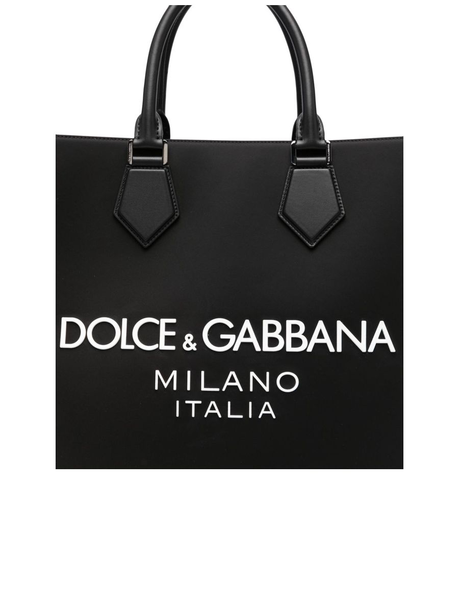 Large Logoembossed Tote Bag