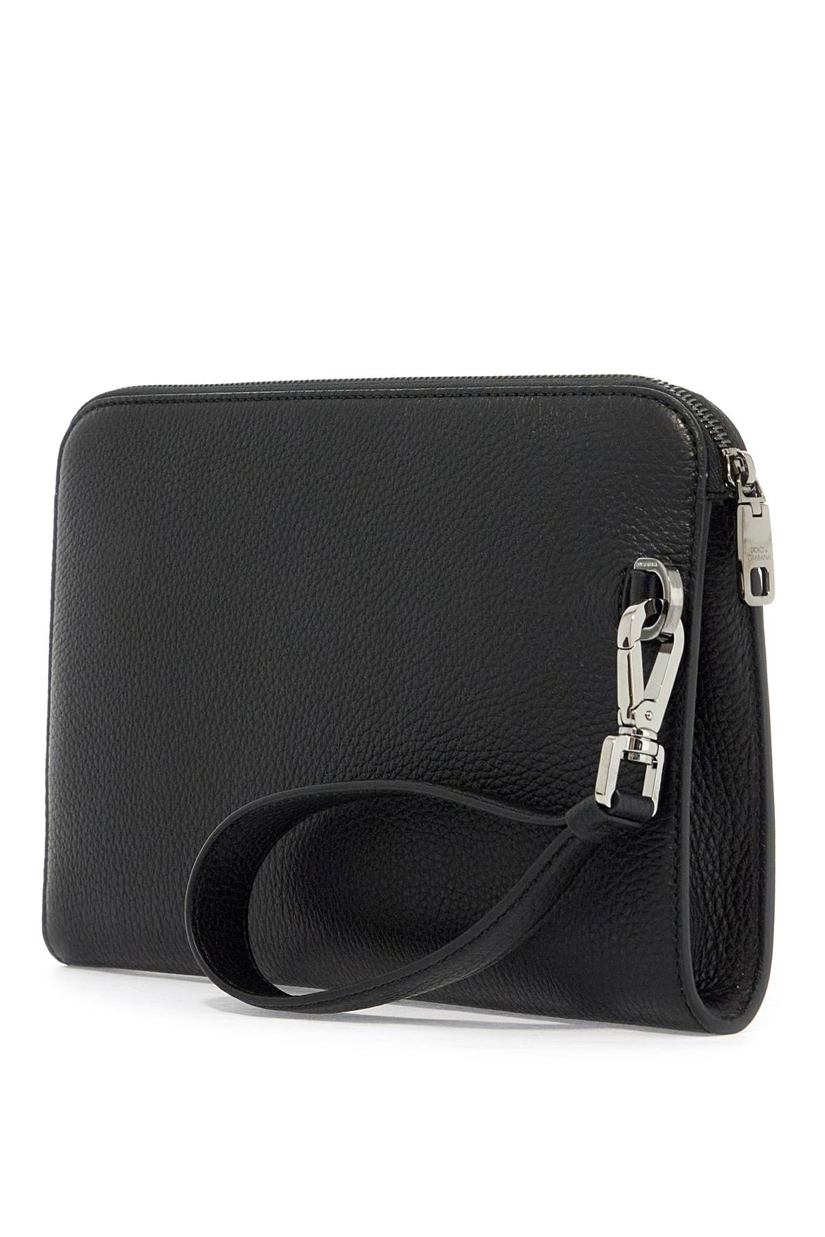 Dolce & Gabbana "Embossed Leather Media Pouch Men