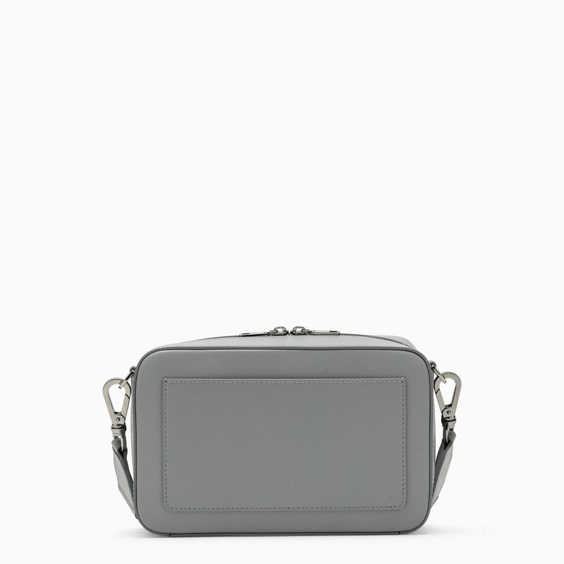 Dolce&Gabbana Grey Calfskin Shoulder Bag Men