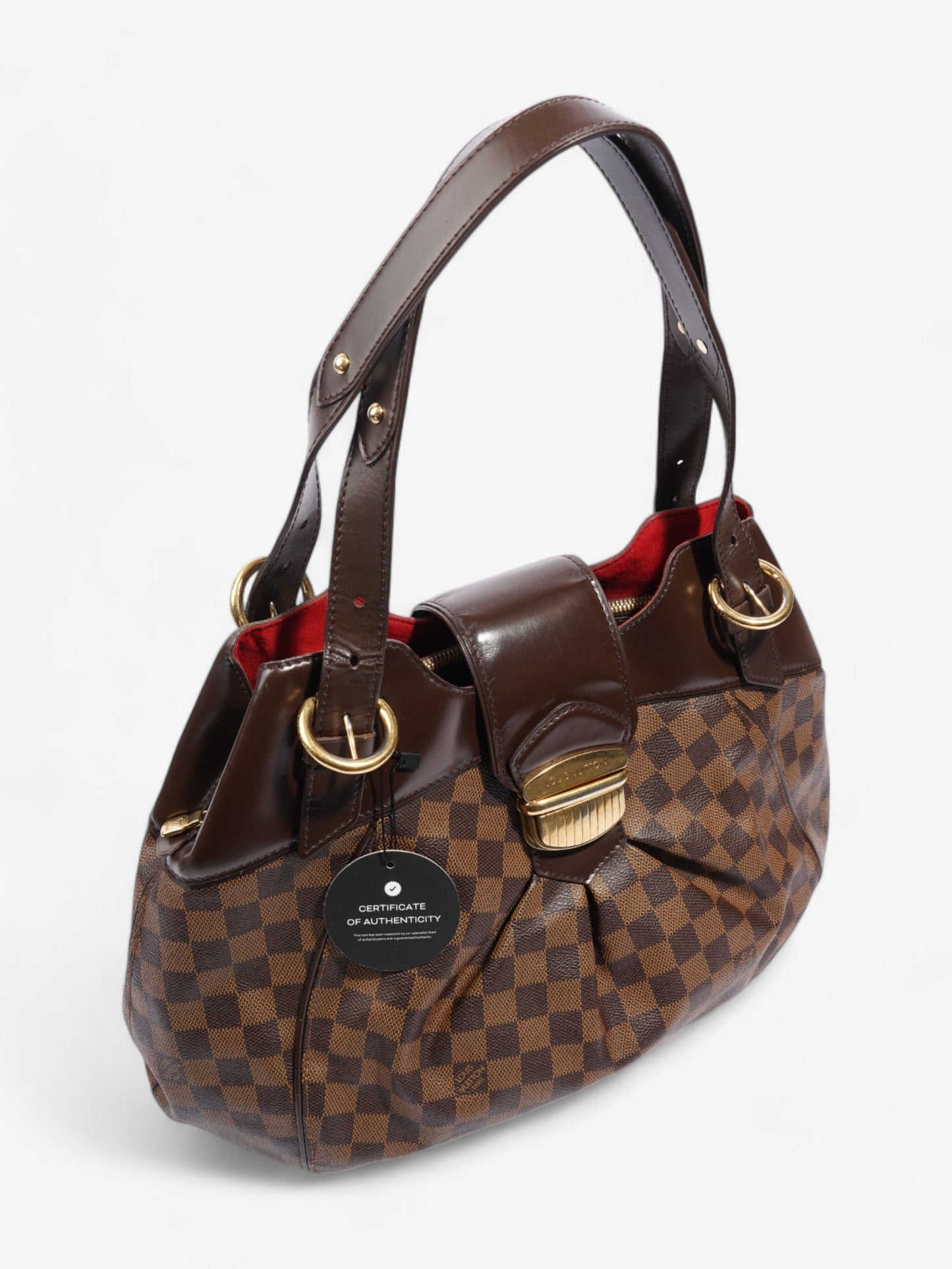 Louis Vuitton Sistina Damier Ebene Coated Canvas GM