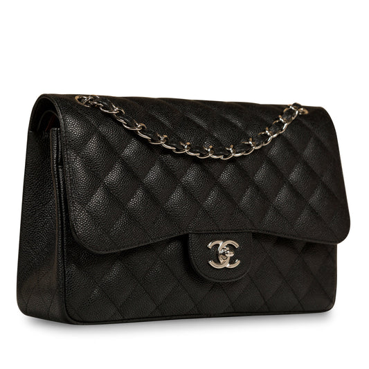 Chanel Classic Flap Bag - Jumbo - Caviar
