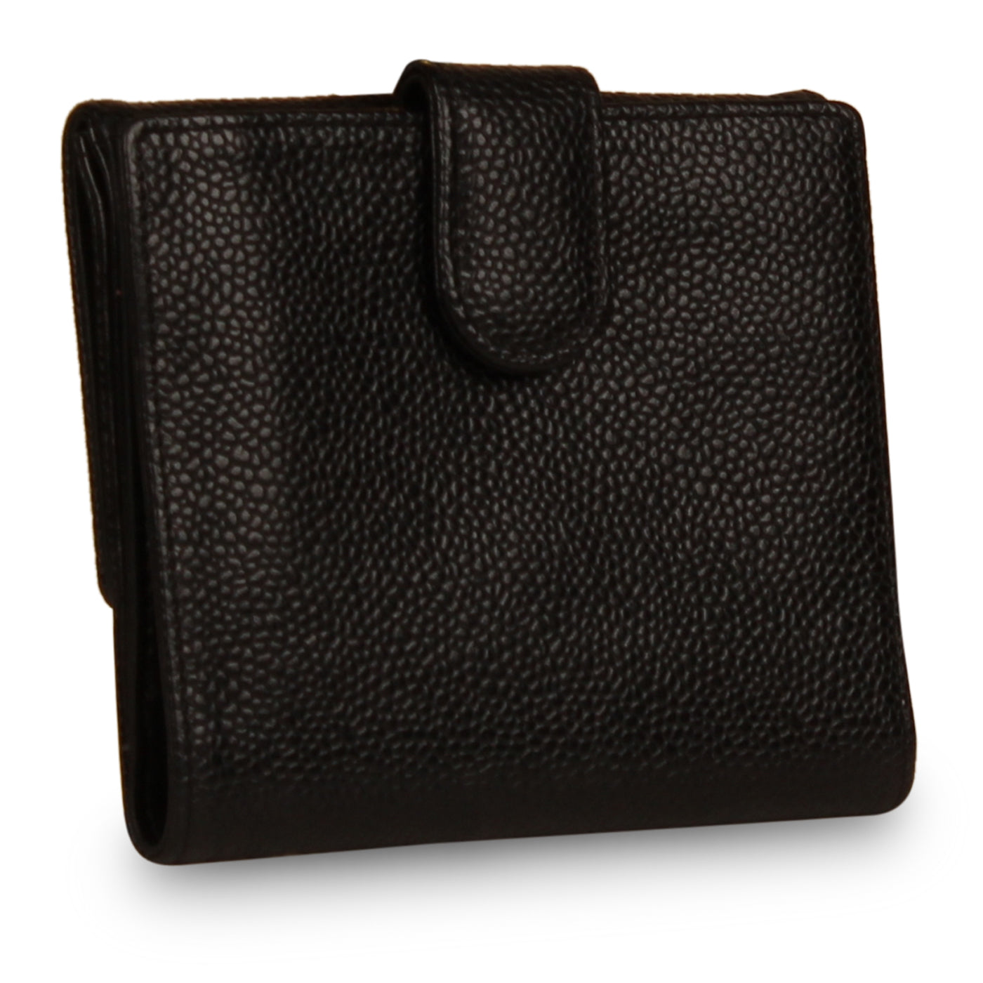 Chanel Vintage Classic Wallet - Black Caviar