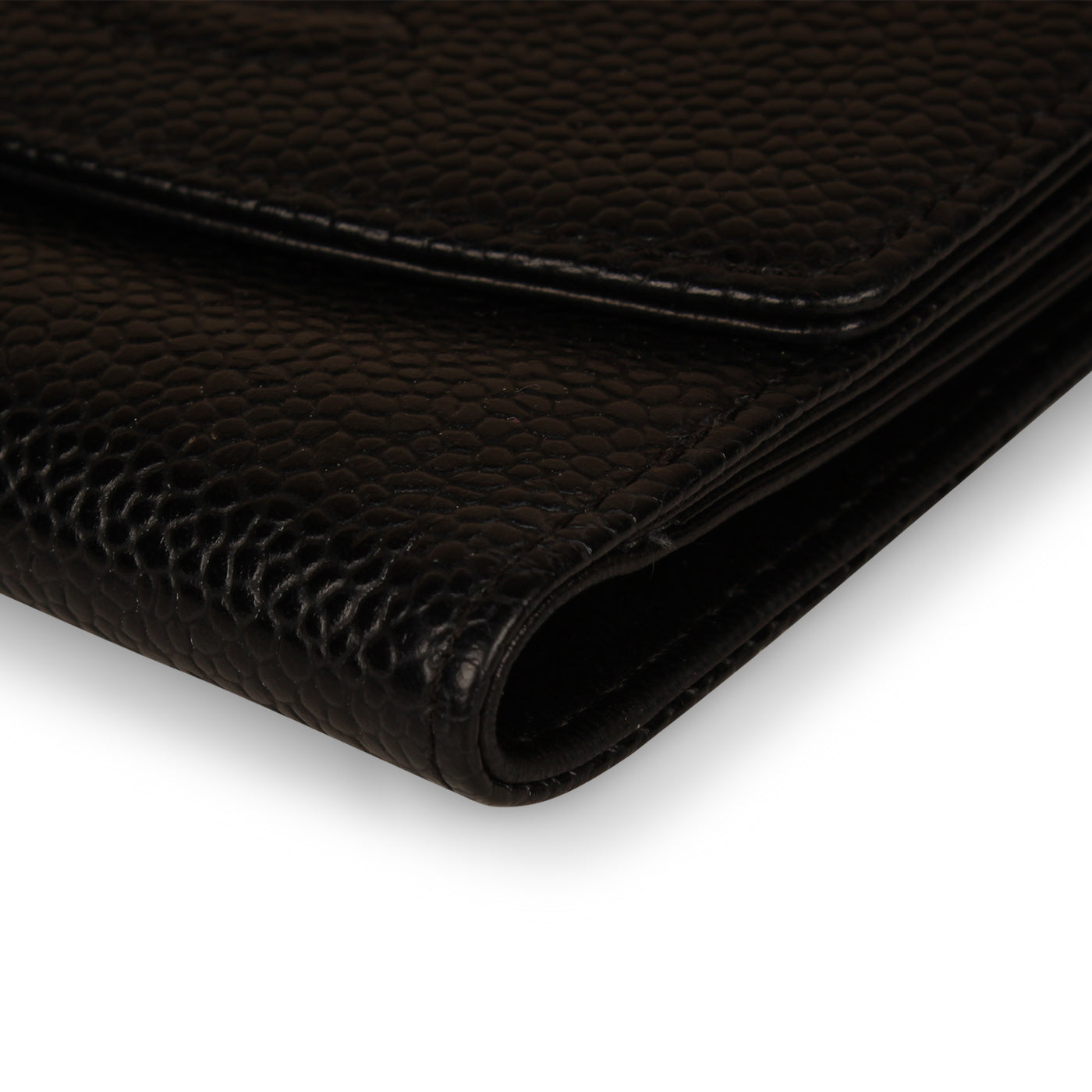 Chanel Vintage Classic Wallet - Black Caviar