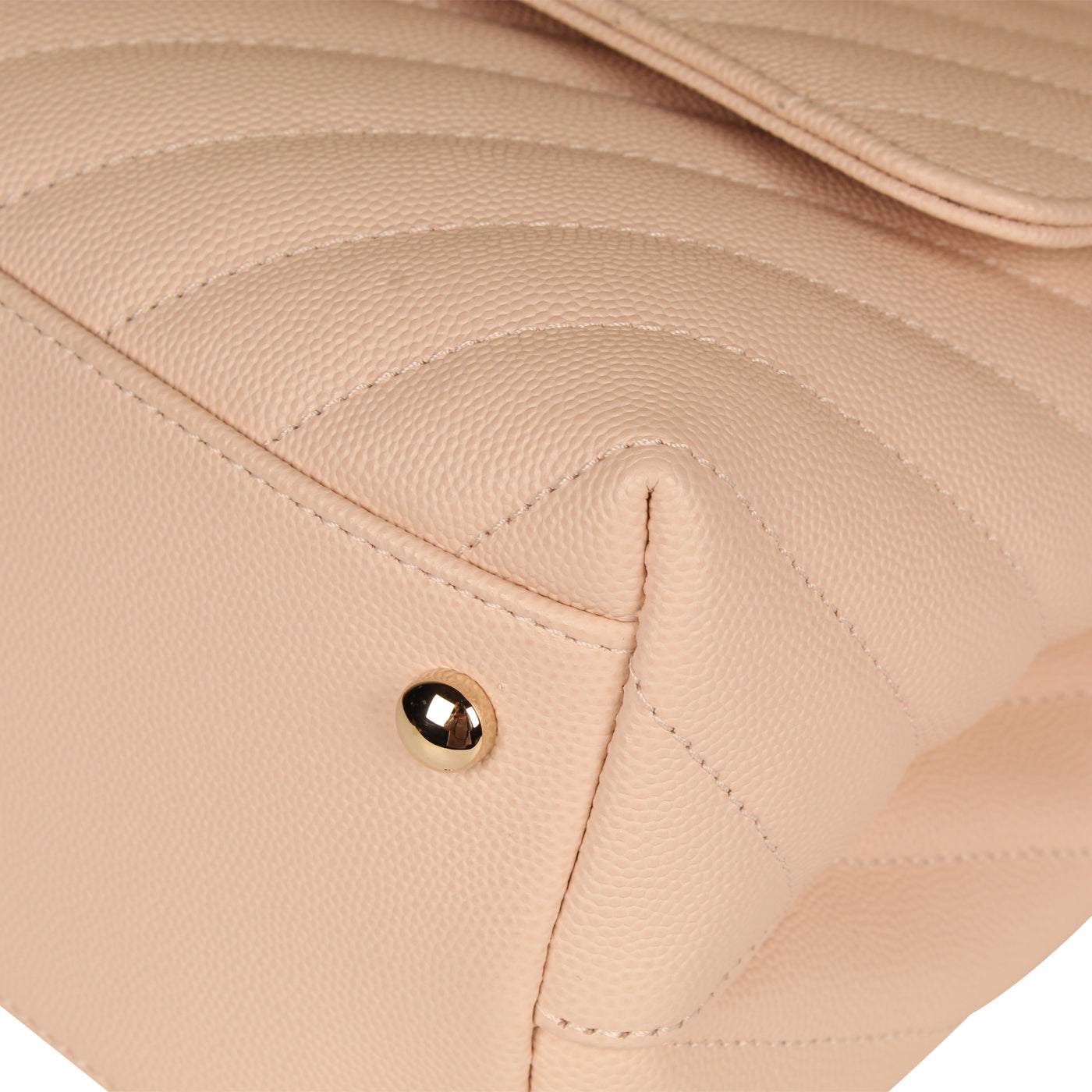 Chanel Pink Chevron Coco Top Handle - Medium
