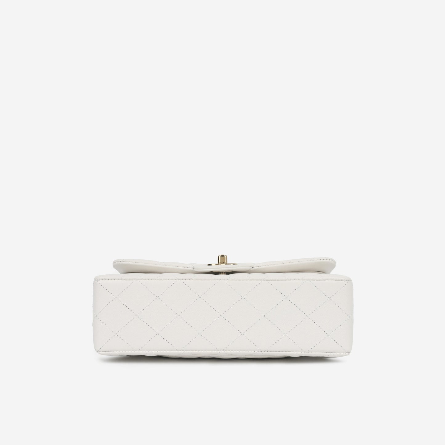 Chanel Small Classic Flap Bag - White