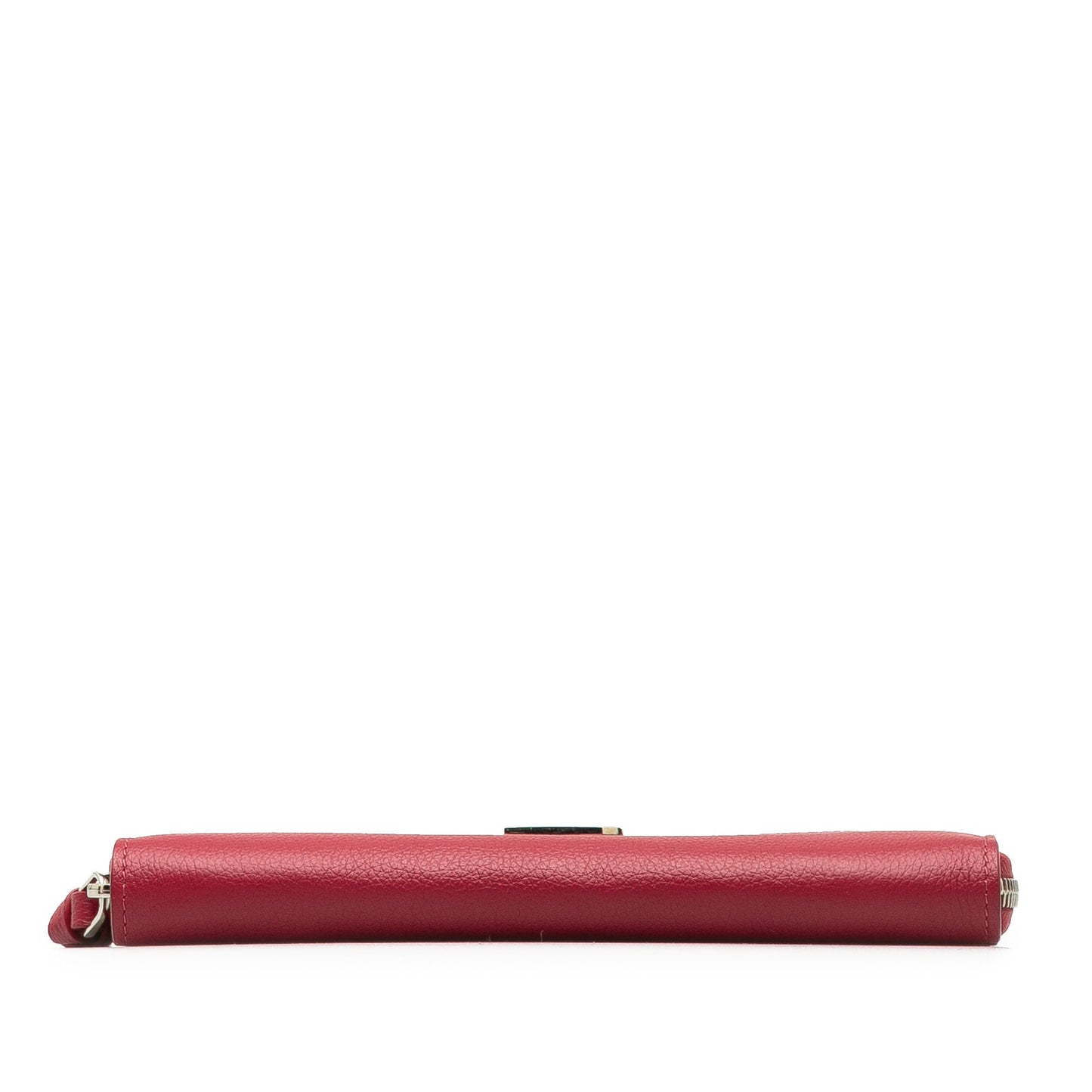 Red Louis Vuitton Lockme Zippy Wallet