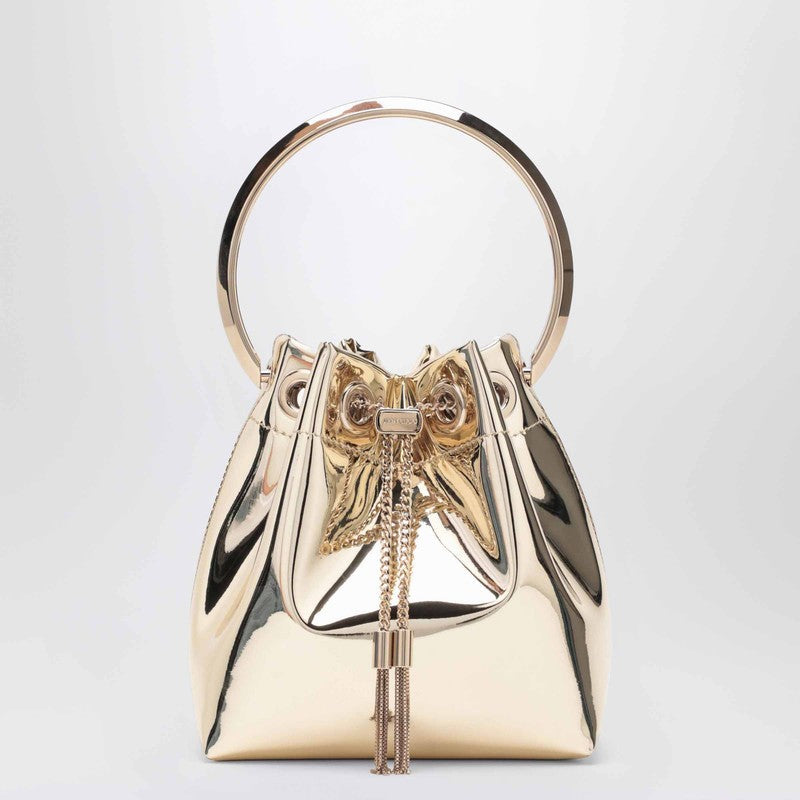 Jimmy Choo Bon Bon Gold Bucket Women