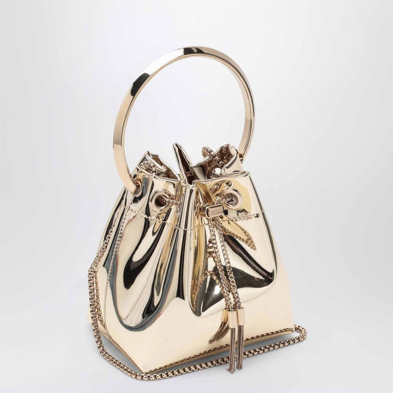 Jimmy Choo Bon Bon Gold Bucket Women