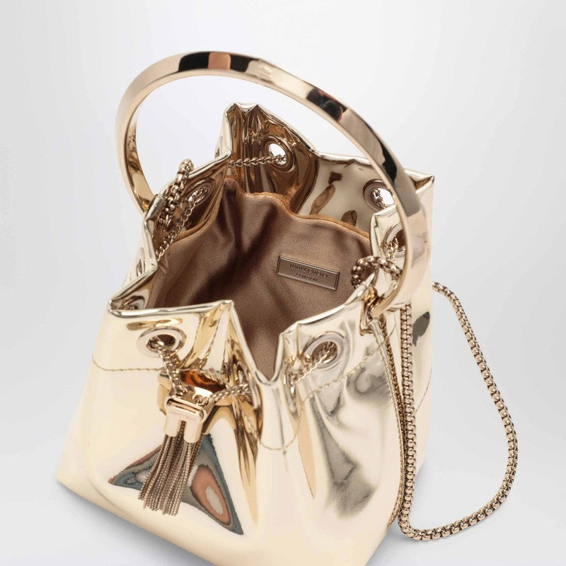 Jimmy Choo Bon Bon Gold Bucket Women