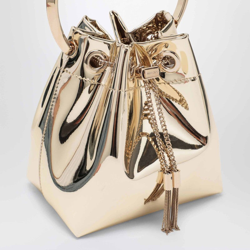 Jimmy Choo Bon Bon Gold Bucket Women