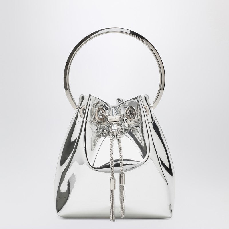 Jimmy Choo Bon Bon Silver Bucket Women