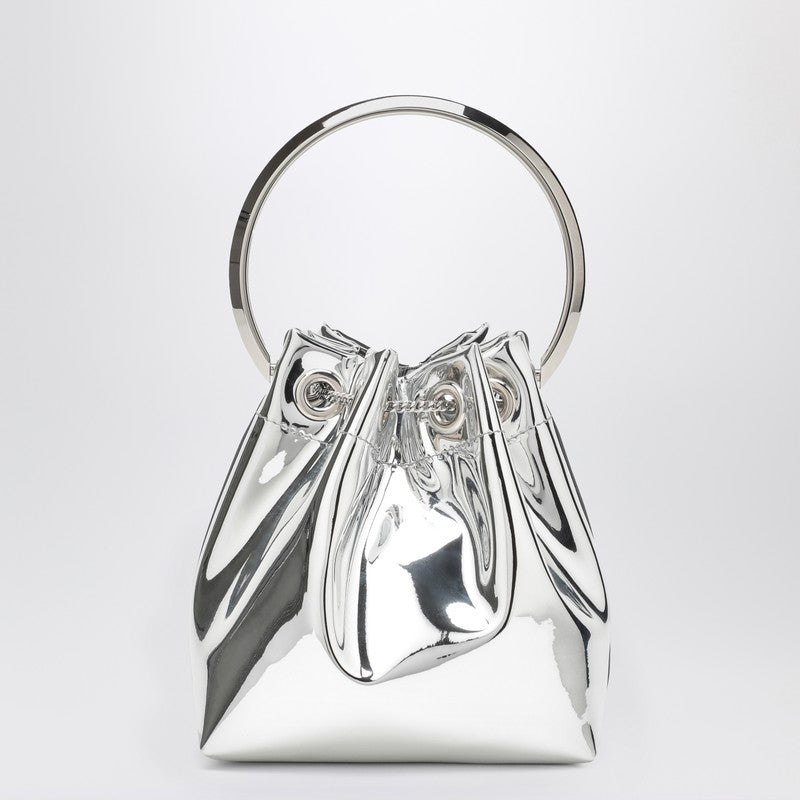 Jimmy Choo Bon Bon Silver Bucket Women