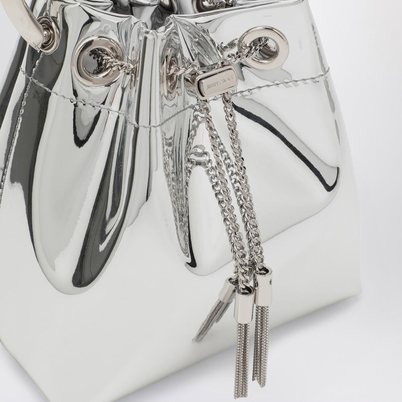 Jimmy Choo Bon Bon Silver Bucket Women