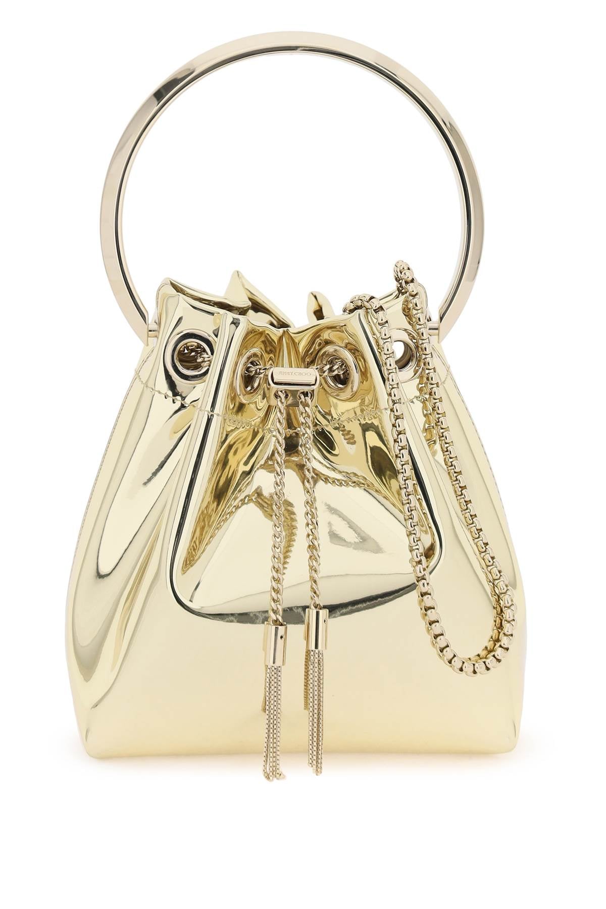 Jimmy Choo Bon Bon Mirror-Effect Bag Women