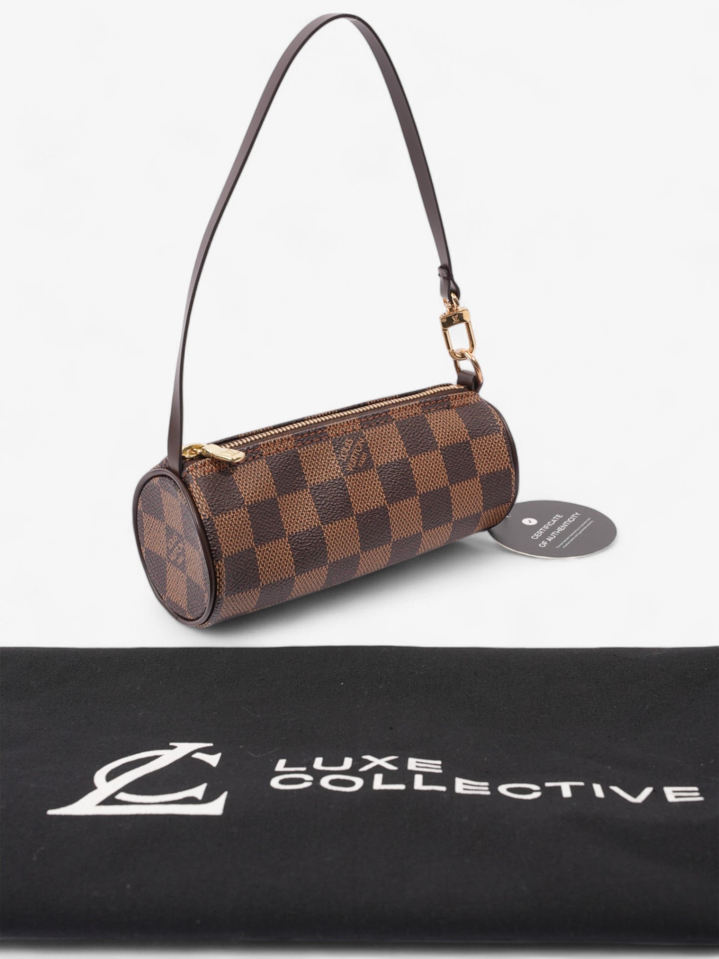 Louis Vuitton Papillon Damier Ebene Coated Canvas Mini