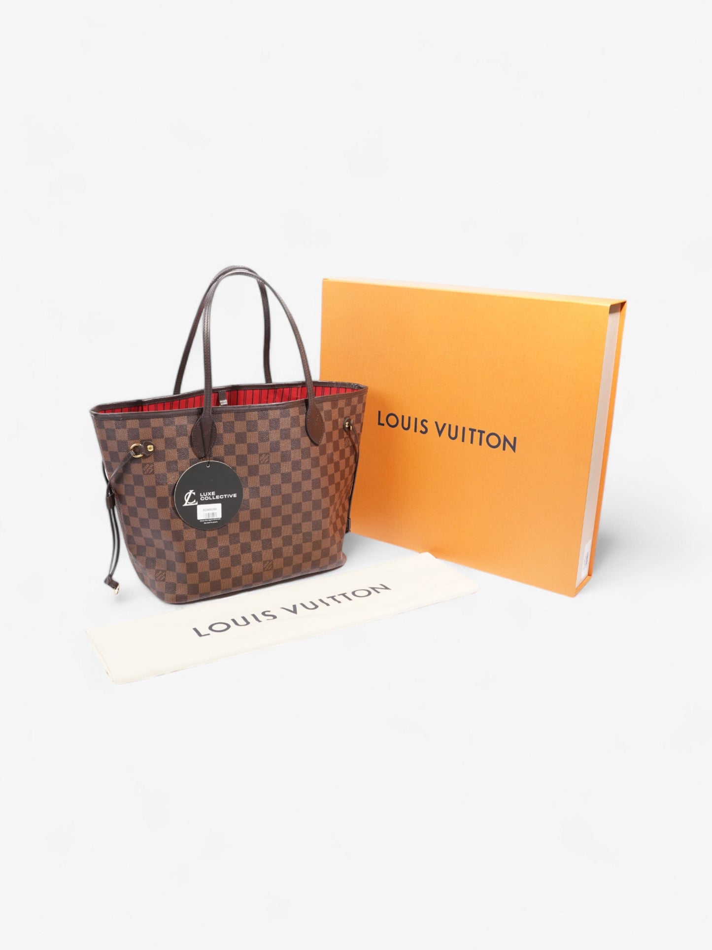 Louis Vuitton Neverfull Damier Ebene Coated Canvas MM