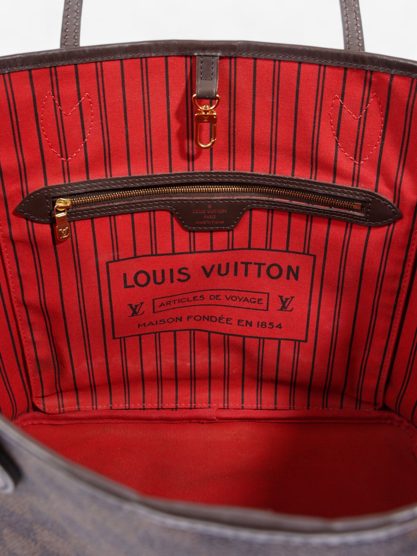Louis Vuitton Neverfull Damier Ebene Coated Canvas MM
