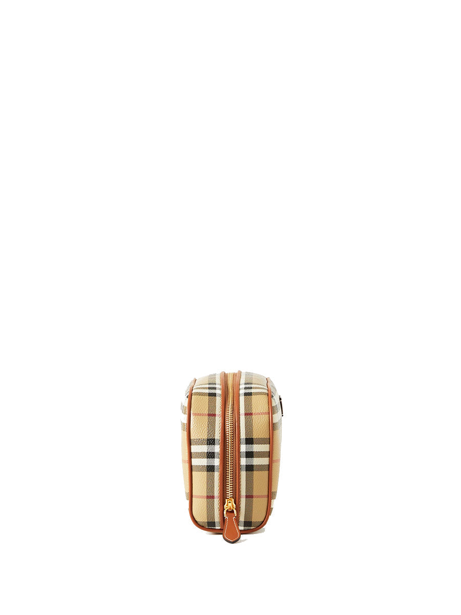 Medium Check Travel Pouch