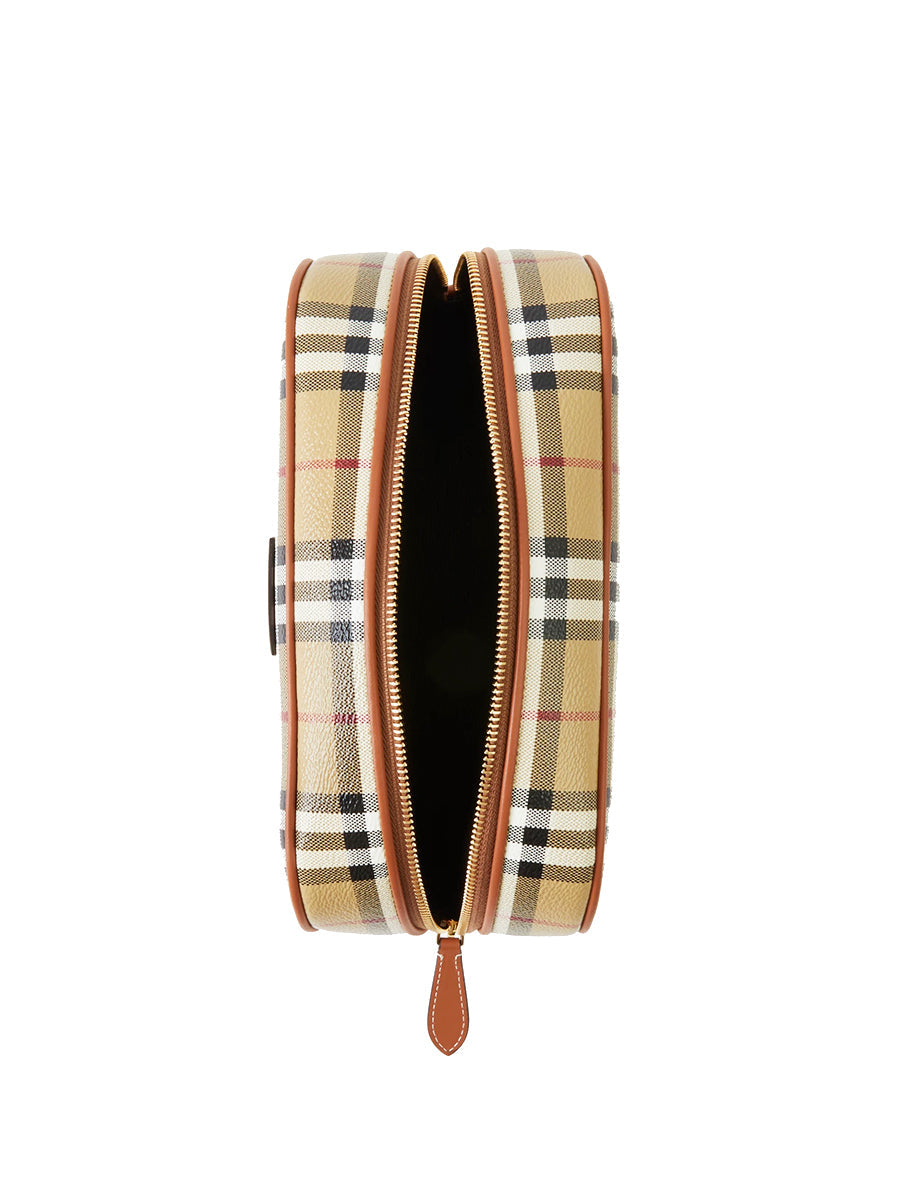 Medium Check Travel Pouch