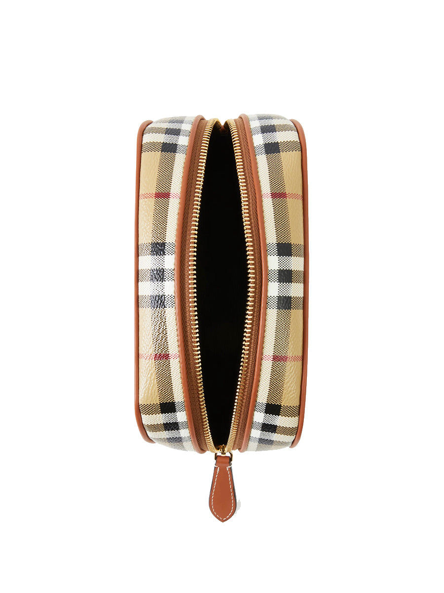 Small Check Travel Pouch