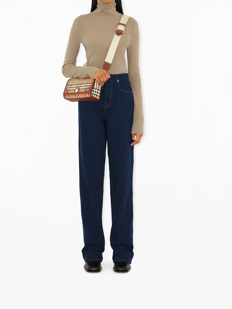 Top Handle Note Bag In Briar Brown